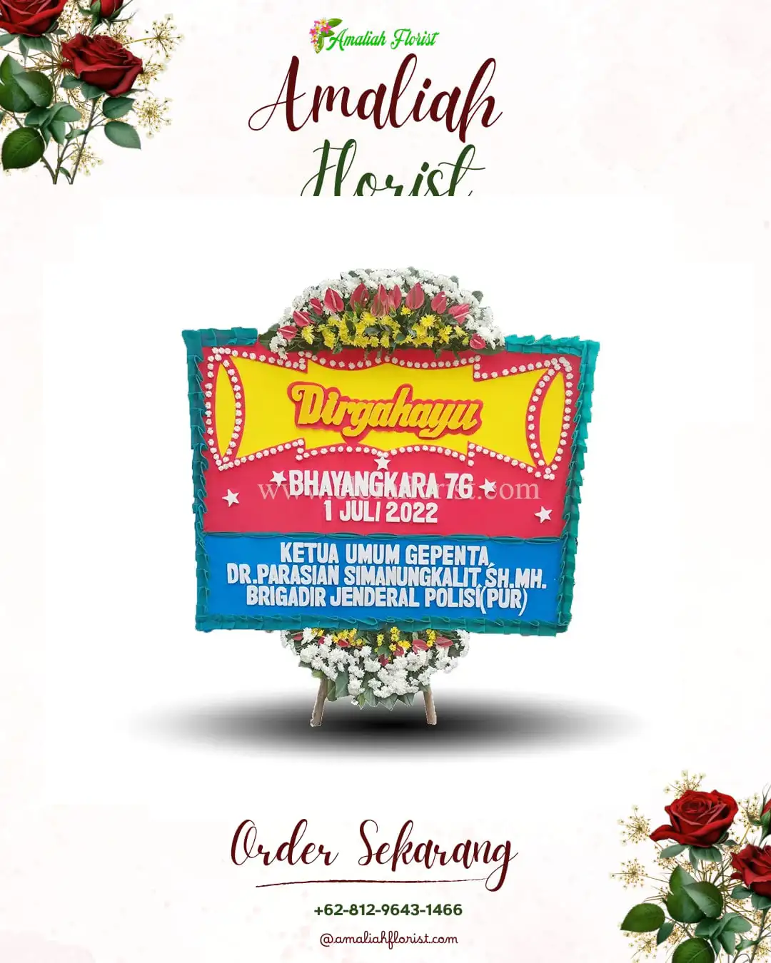 Papan Bunga HUT Ulang Tahun Mappi